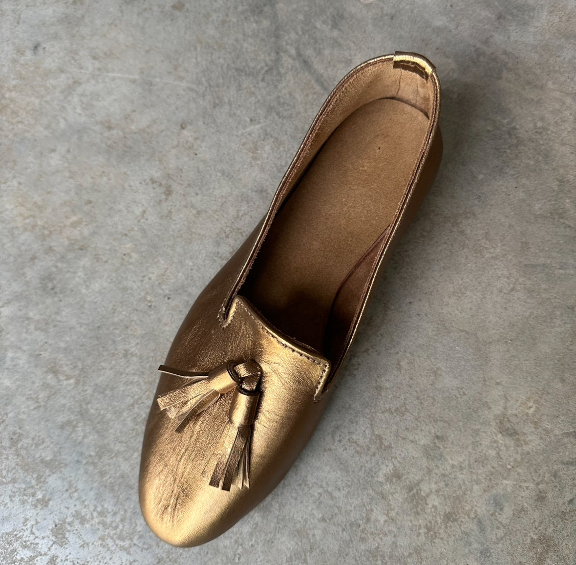 Metallic Loafers