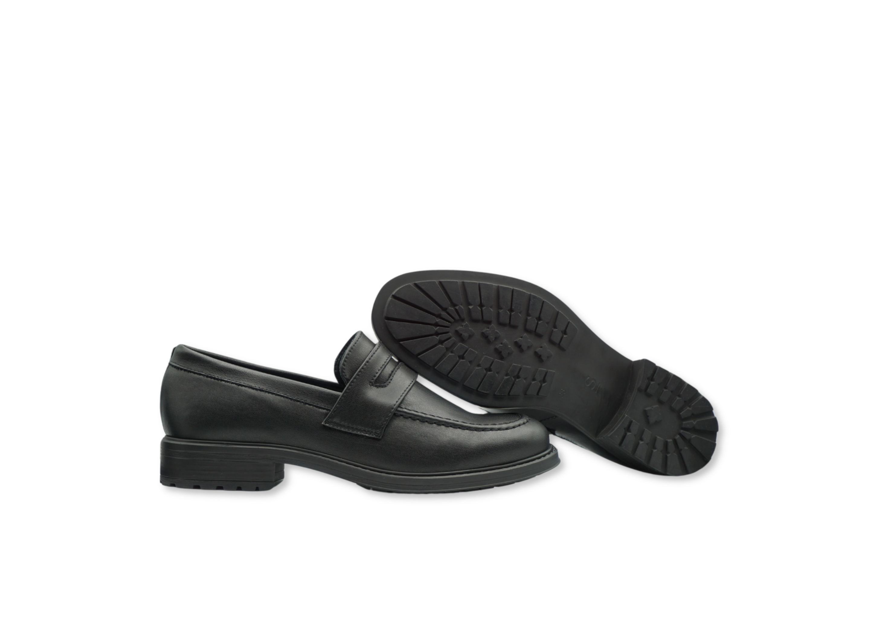 LOAFER Flat Loafer Apple Leather