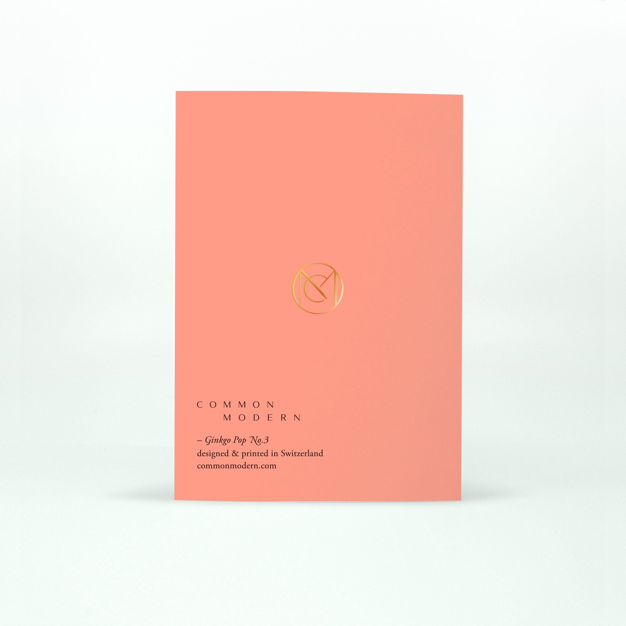 A Ginkgo Pop No. 3 Greeting Card from modern stationery brand Common Modern